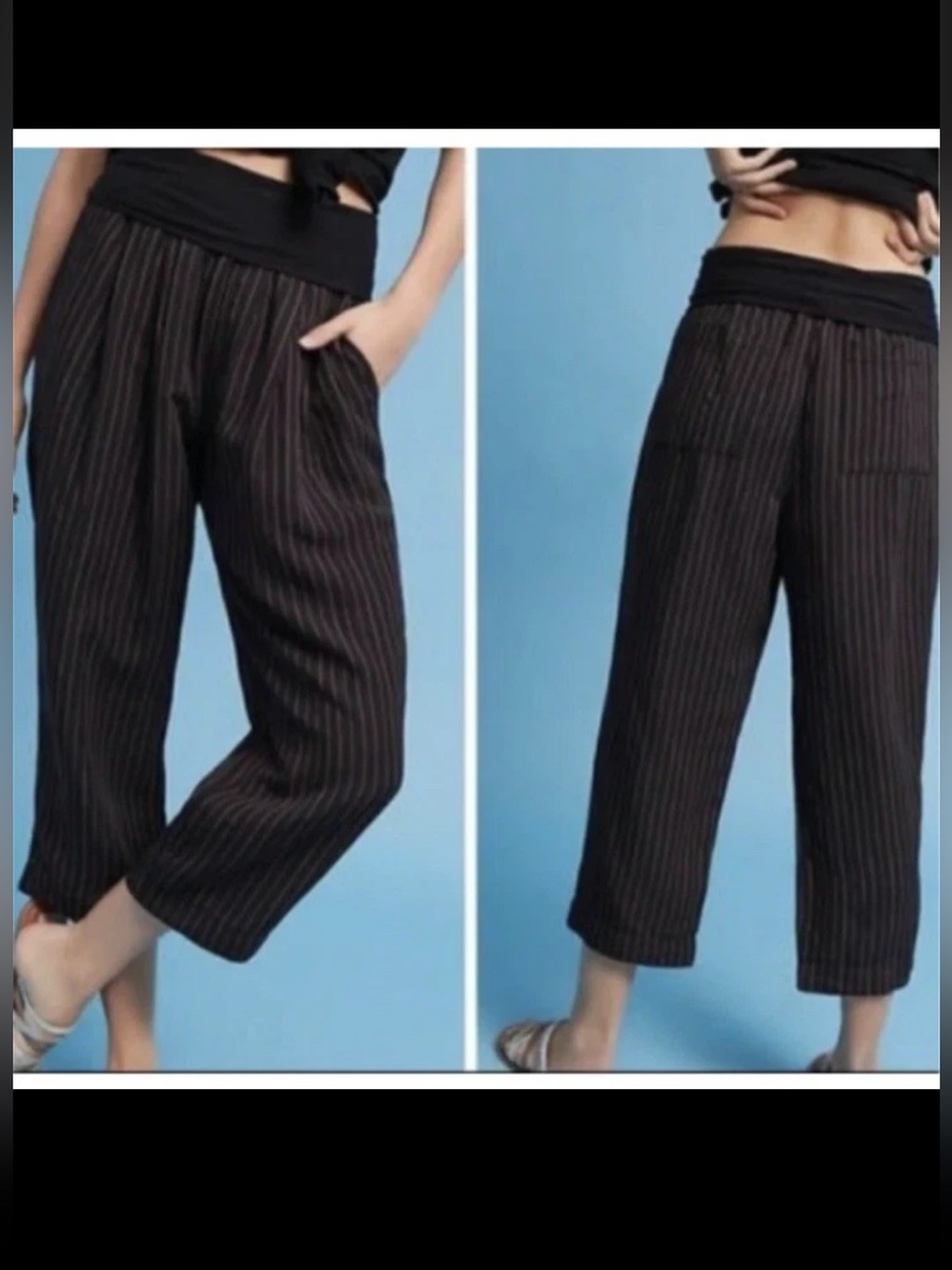 Anthropologie HEI Eventide Cropped Pants - Picture 2 of 5